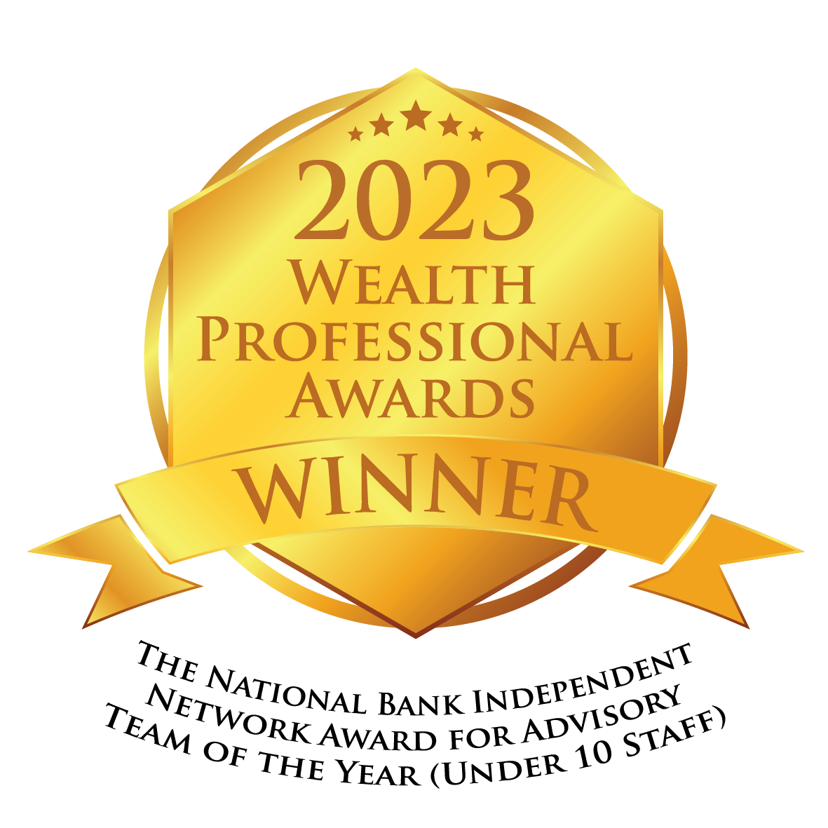 McIver Capital 2023 wealth professional award badge